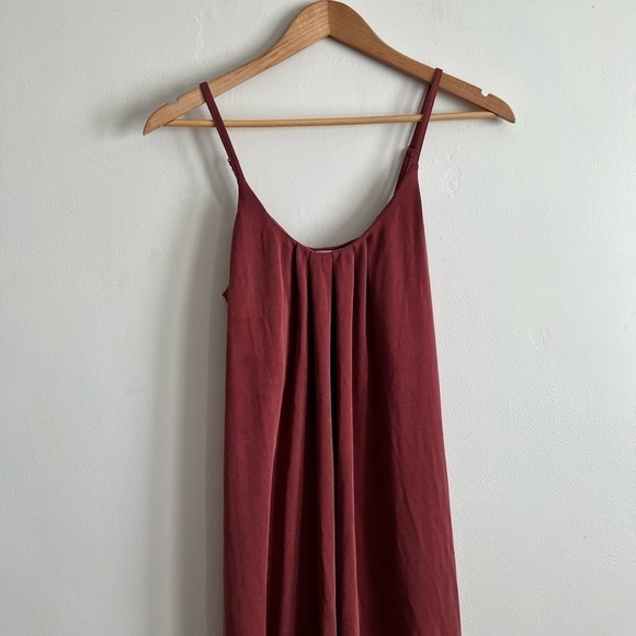 Sigrid Olsen Hi-Low Boho Soft Modal Blend Spaghetti Straps Beachy Maxi Dress - Picture 2 of 9